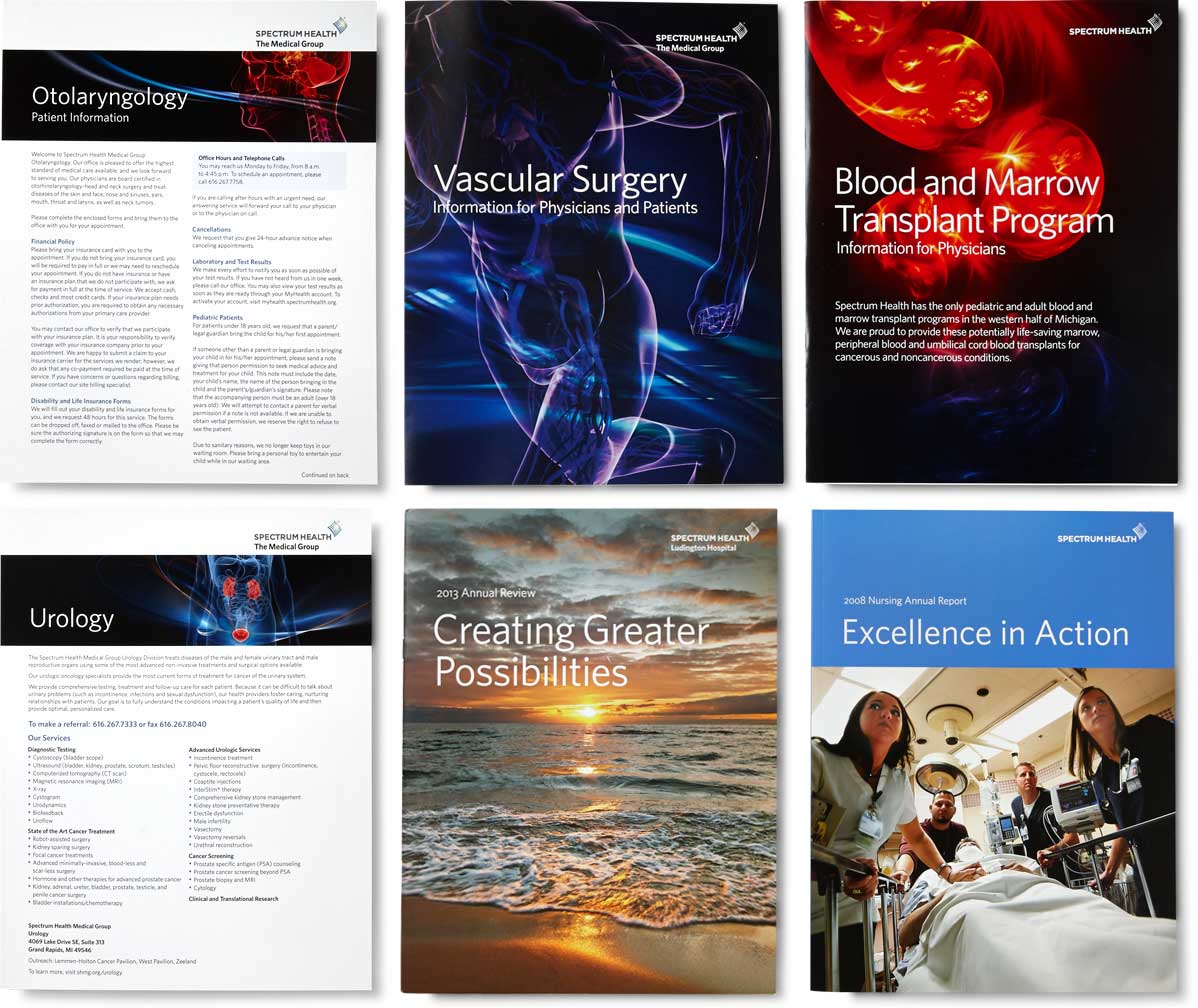 spectrum-health_brochures_c_v2_082014.jpg Art Direction by: Bart Crosby, Crosby Associates